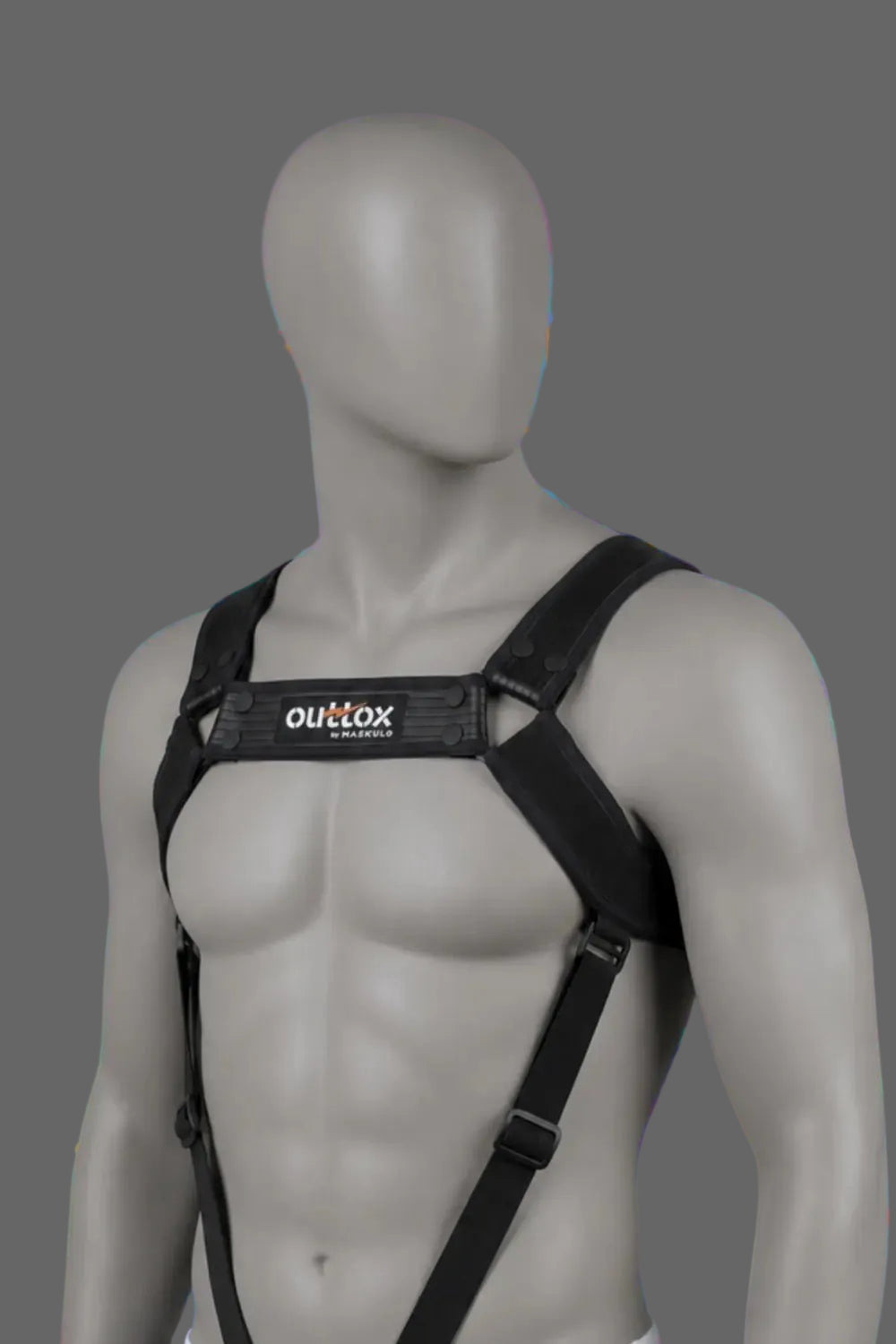 Outtox Body Harness with Snaps. Black - Outtox - XHR120-Y1- Maskulo EU Global Online Store