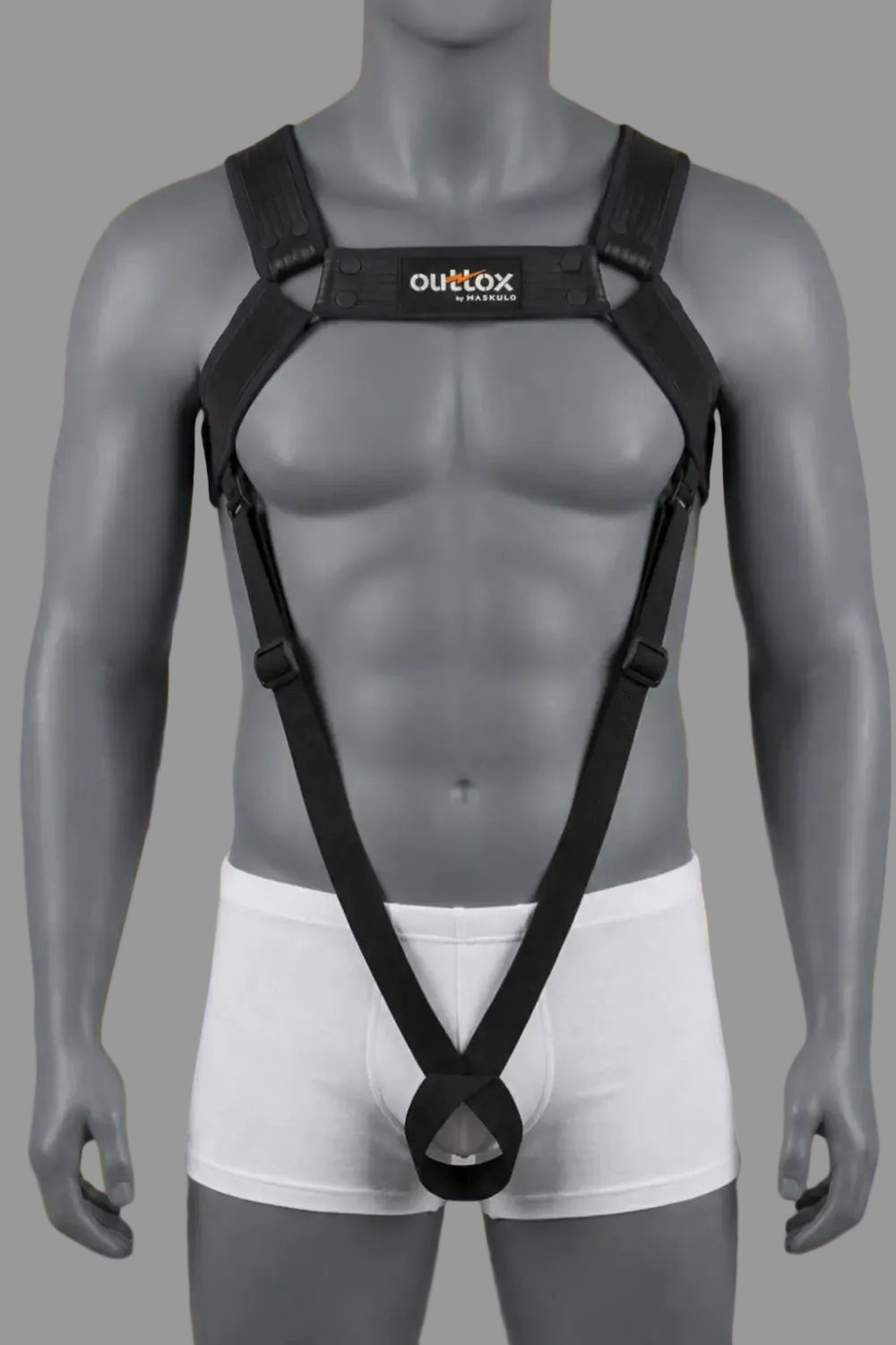 Outtox Body Harness with Snaps. Black - Outtox - XHR120-Y1- Maskulo EU Global Online Store