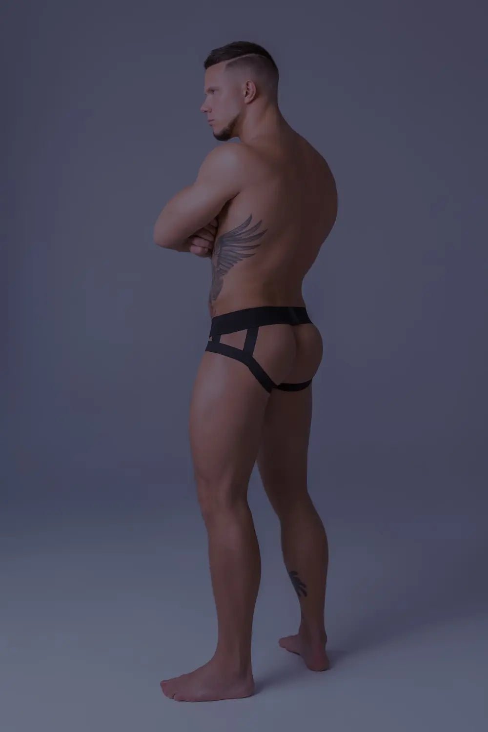 Youngero. Jockstraps. Mesh Codpiece. White Neon - Maskulo - MJS166-Y1 - Maskulo EU Global Online Store