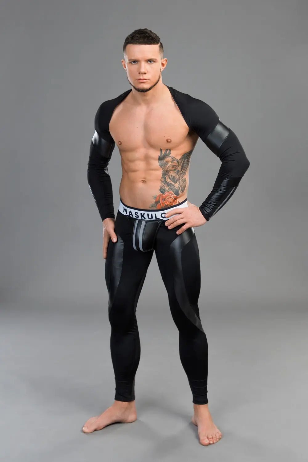 Youngero. Leggings, zippered rear. Codpiece - Maskulo - MLG162-Y1 - Maskulo EU Global Online Store