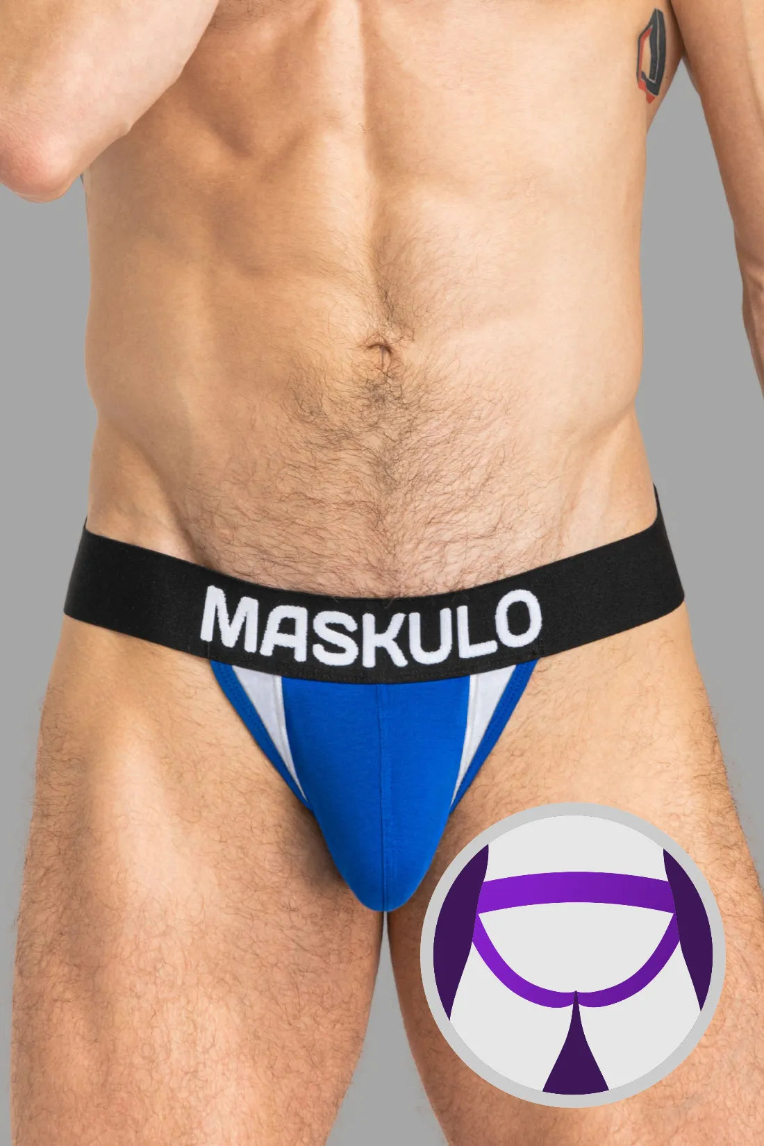 Captain-A Jock O-INSIDE-POUCH. Blau und Schwarz