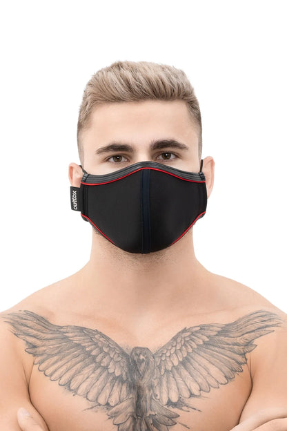 Outtox. Dagelijks masker. Zwart+Rood