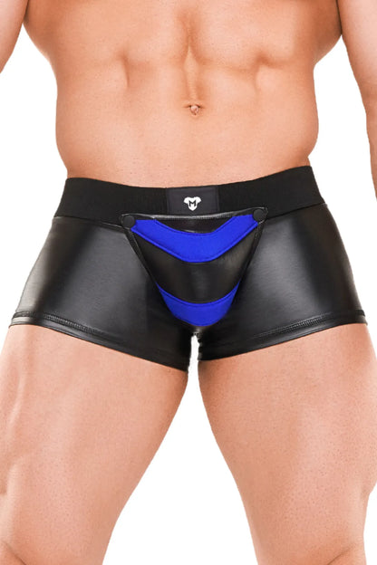 Armored Next. Trunkshort voor heren. Zwart+Blauw &