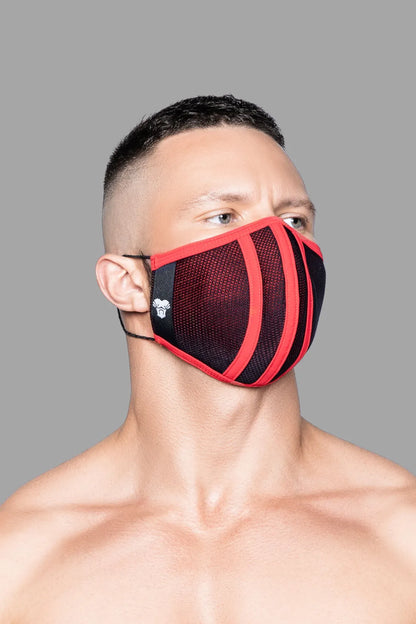 Life 3D Mask. Black and Red