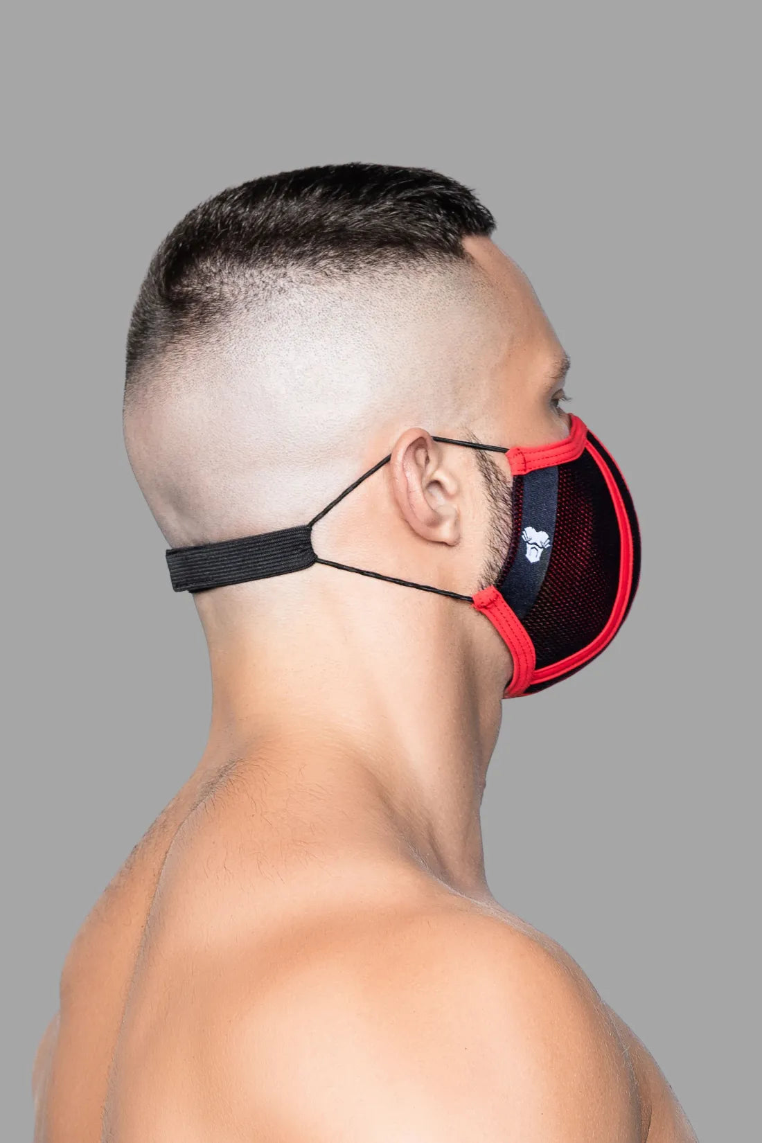 Maskulo de vida 3D. Negro+Rojo