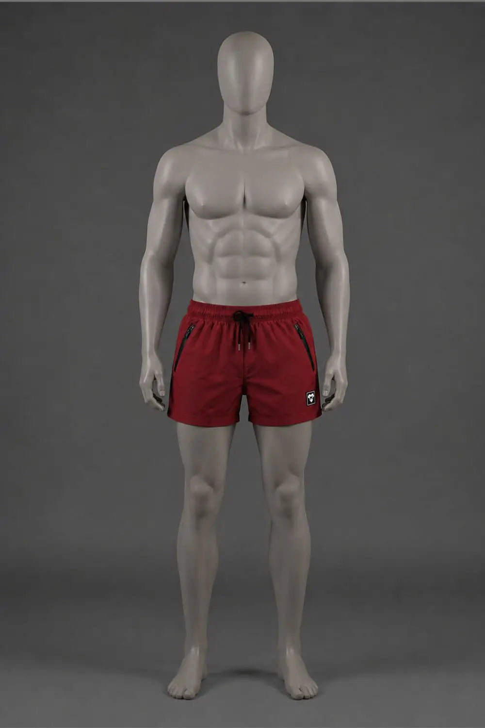 Jedd Synther Shorts. Red Dark