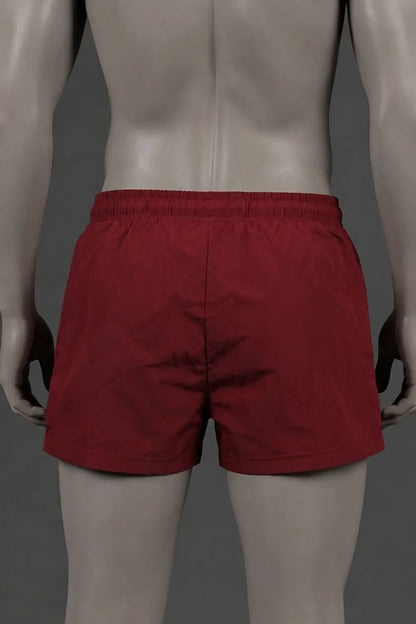 Jedd Synther Shorts. Red Dark
