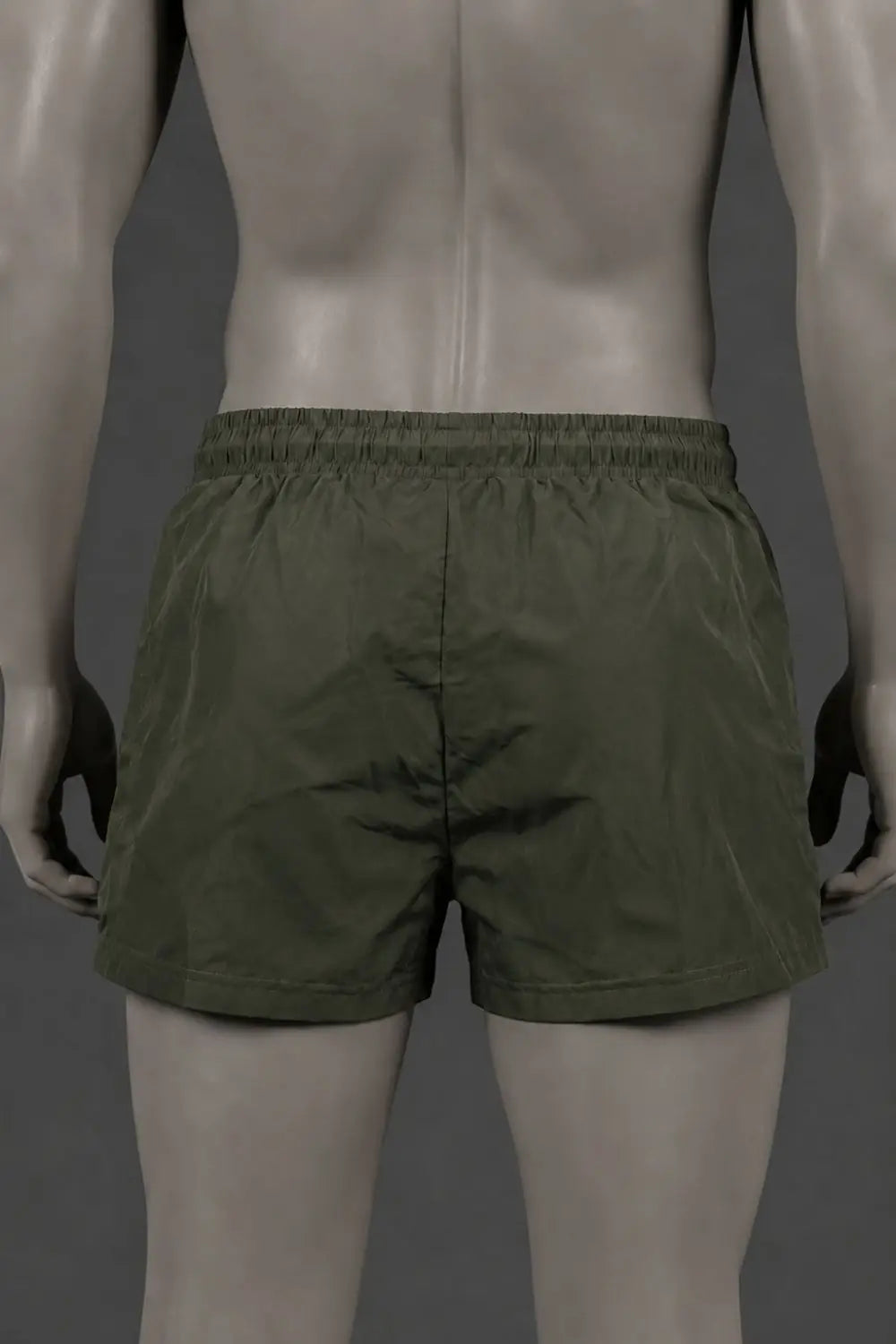 Short Jedd Synther Soft avec poches zippées. Vert kaki