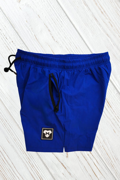 Jedd Synther Soft Shorts with Zip Pockets. Blue Royal