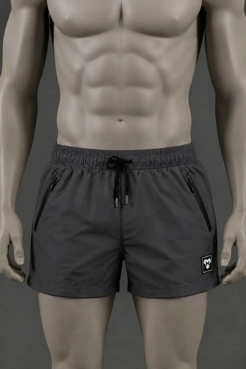 Jedd Synther Shorts. Grey Steel
