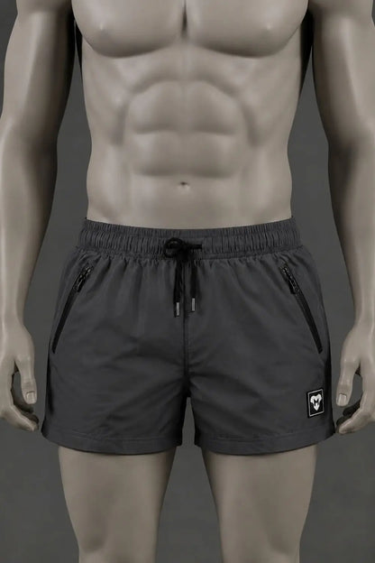 Jedd Synther Shorts. Grey Steel