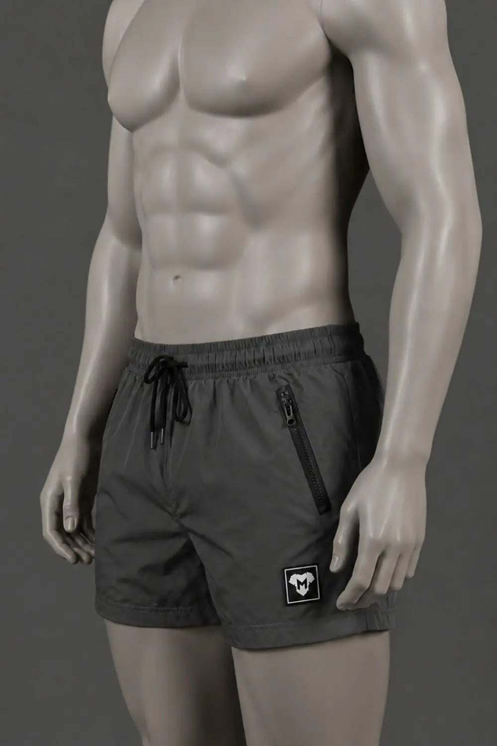 Jedd Synther Shorts. Grey Steel