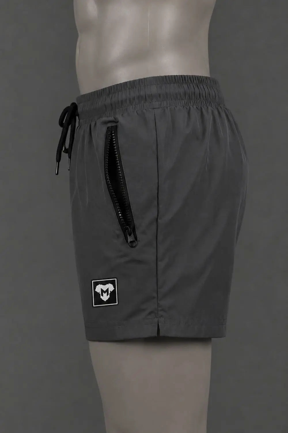 Jedd Synther Shorts. Grey Steel