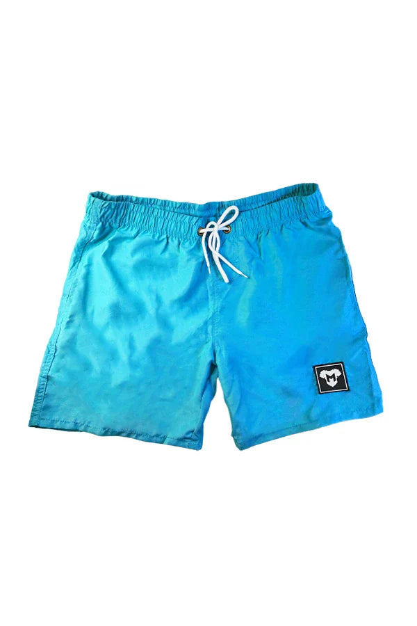 Miles Cyclone Soft-Touch Nylon Shorts. Blue Sky