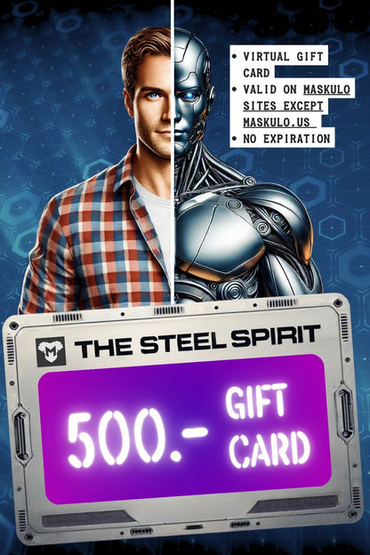 Maskulo Gift Card &quot;The Steel Spirit&quot; - Maskulo - Maskulo Global (EU) Store