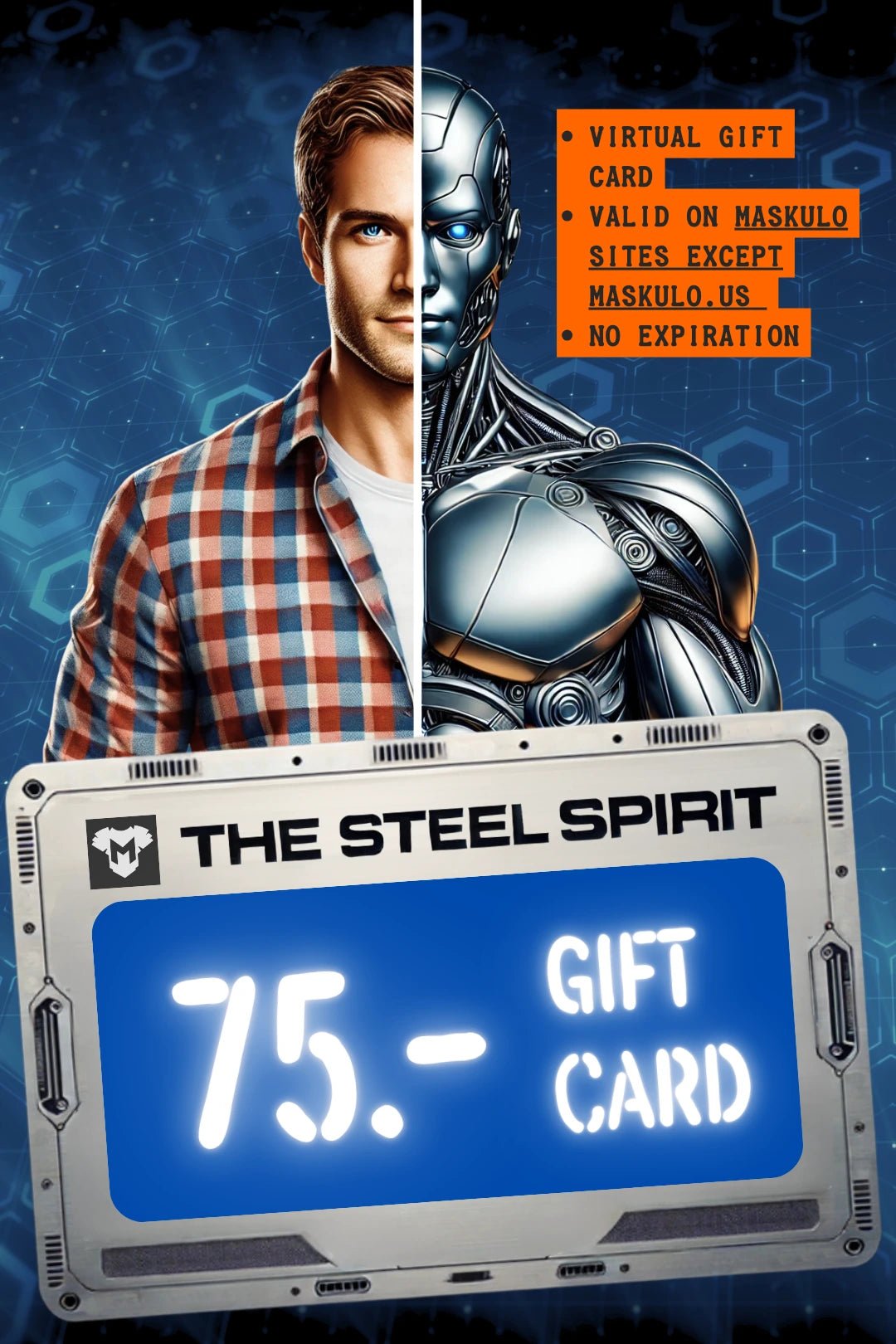 Maskulo Gift Card &quot;The Steel Spirit&quot; - Maskulo - Maskulo Global (EU) Store