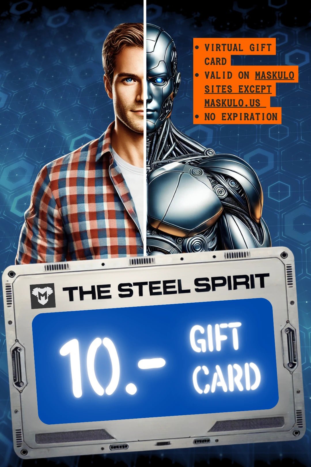 Maskulo Gift Card &quot;The Steel Spirit&quot; - Maskulo - Maskulo Global (EU) Store