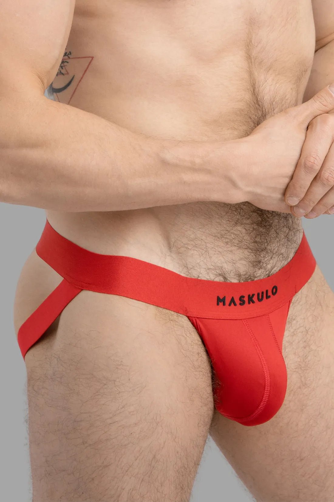 Microfiber Jock. Red - Maskulo - MJS106 - Y4 - Maskulo Global (EU) Store