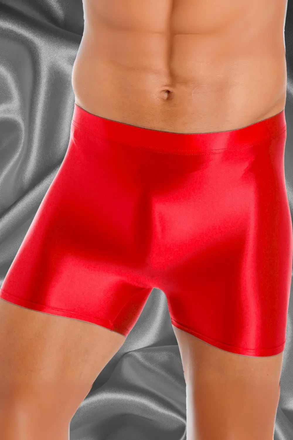 Pierce Ironsilk Tight Silky Shorts. Red - Maskulo - MSH256 - Y1 - Maskulo Global (EU) Store