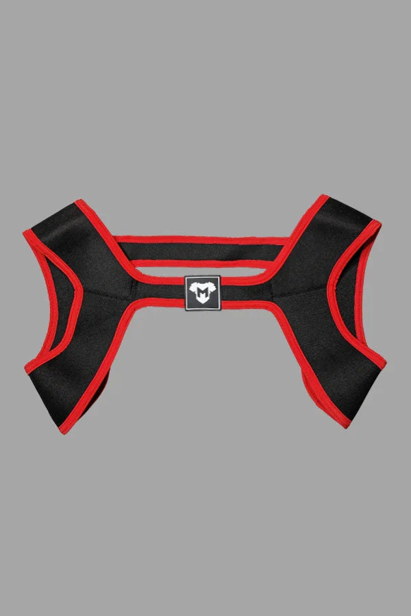 Zale Aquatorr Neoprene Chest Harness. Black + Red