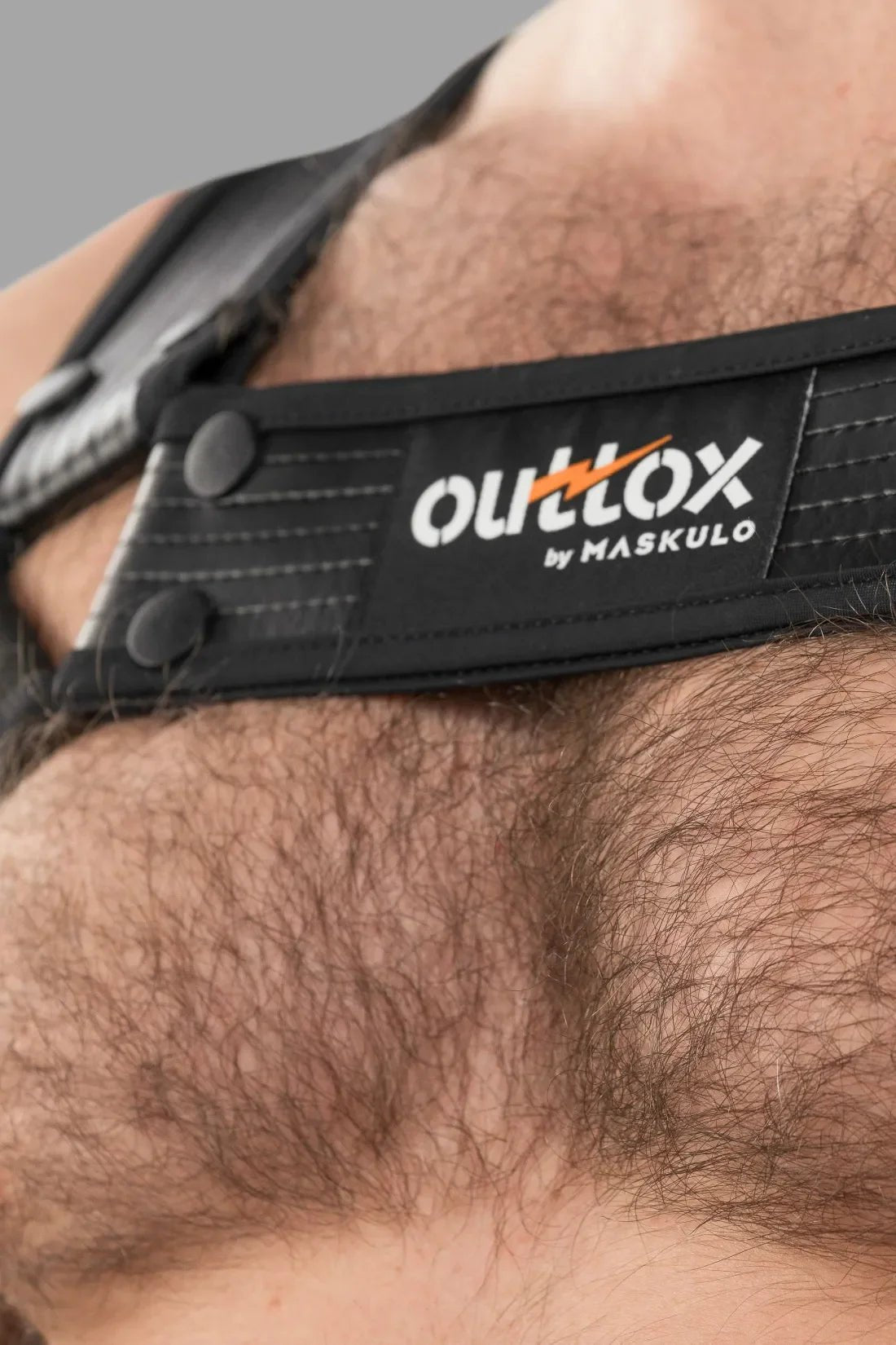 Outtox by Maskulo. Body Harness with Snaps. Black - Outtox - XHR120 - Y1 - Maskulo Global (EU) Store