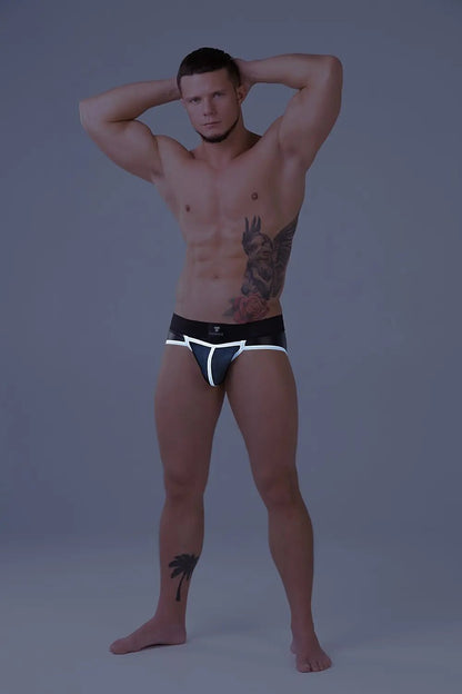 Youngero. Briefs. Mesh Codpiece. Regular Rear. White Neon - Maskulo - MBR159-Y1 - Maskulo EU Global Online Store